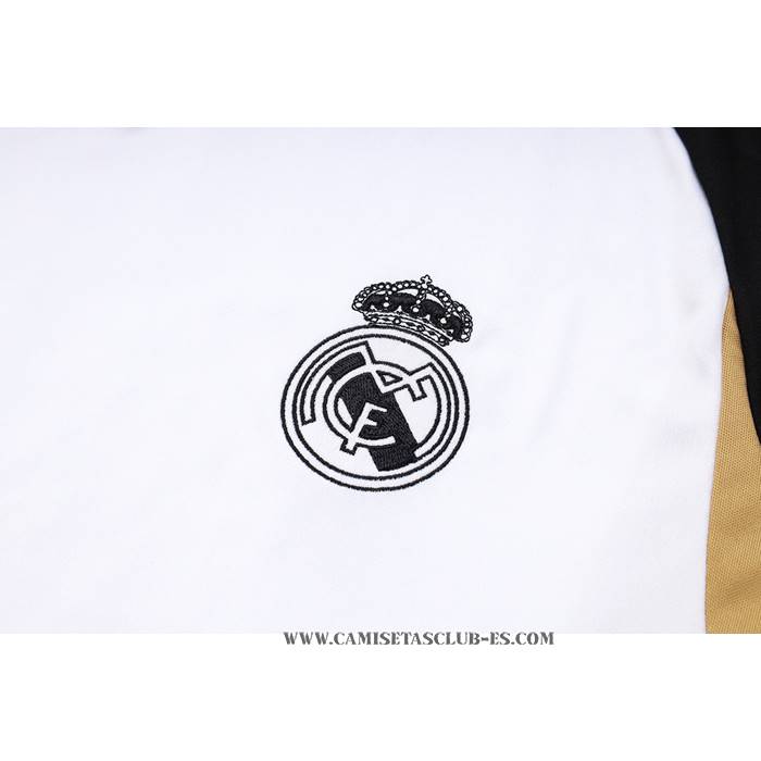 Chandal del Real Madrid 23-24 Manga Corta Blanco - Pantalon Corto
